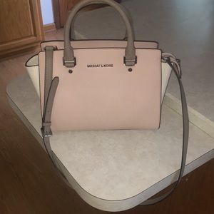 Color block bag